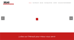 Desktop Screenshot of agregats-gravier-sable-herault.com